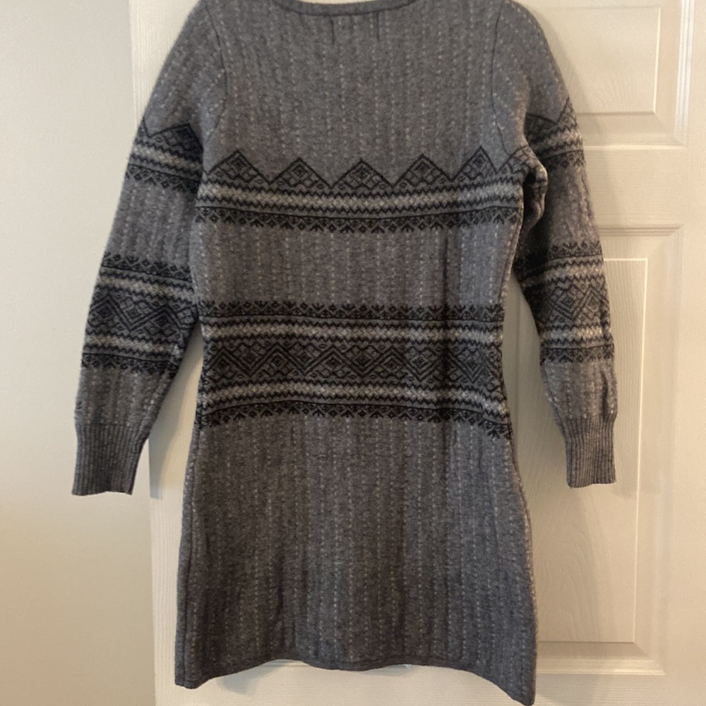 WOOLRICH  WOMENS DRESS  size M length 34” bust 40” Lamb  and Marino wool - Picture 5 of 12